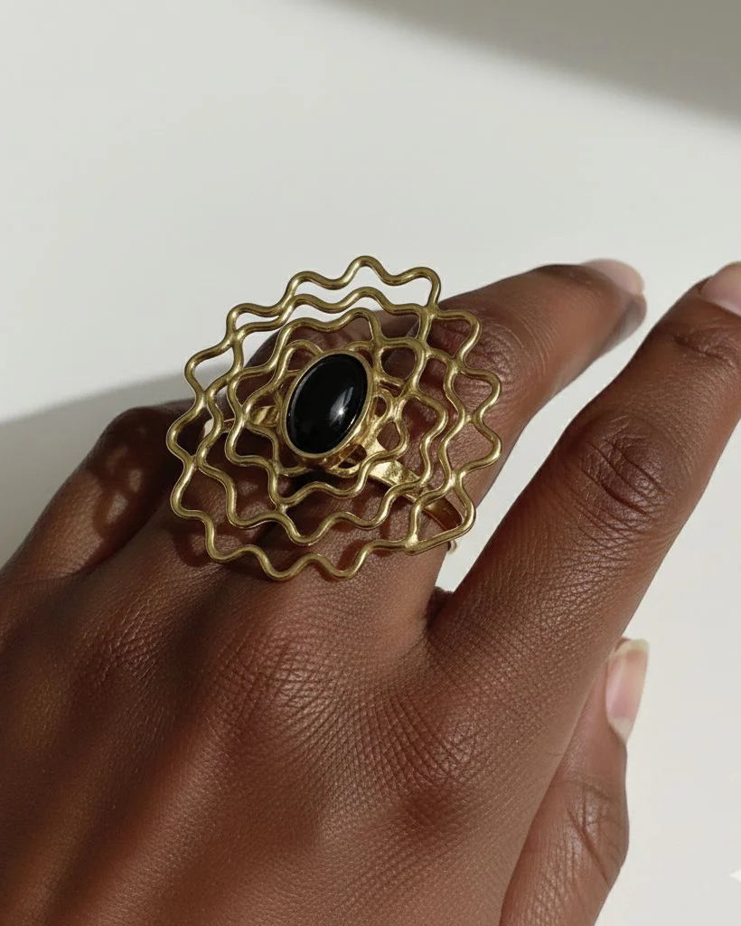 Précommande - Bague en laiton Araignée