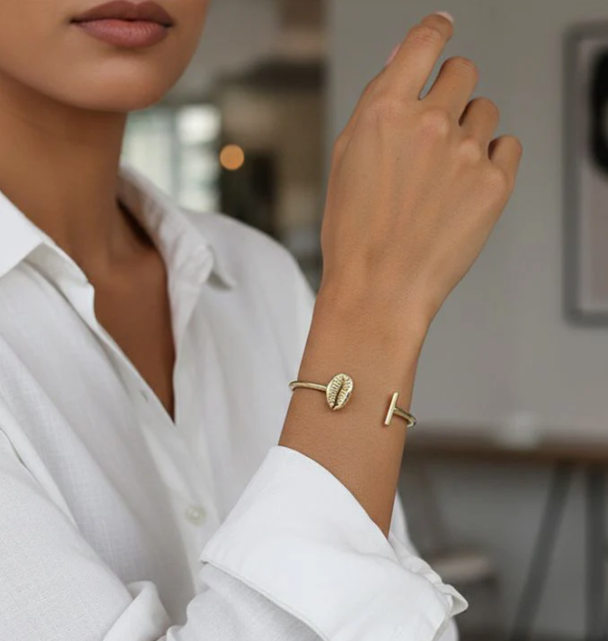 Précommande - Bracelet coquillage en laiton