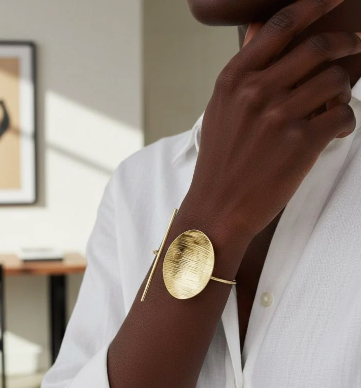 Précommande - Bracelet en laiton Oval