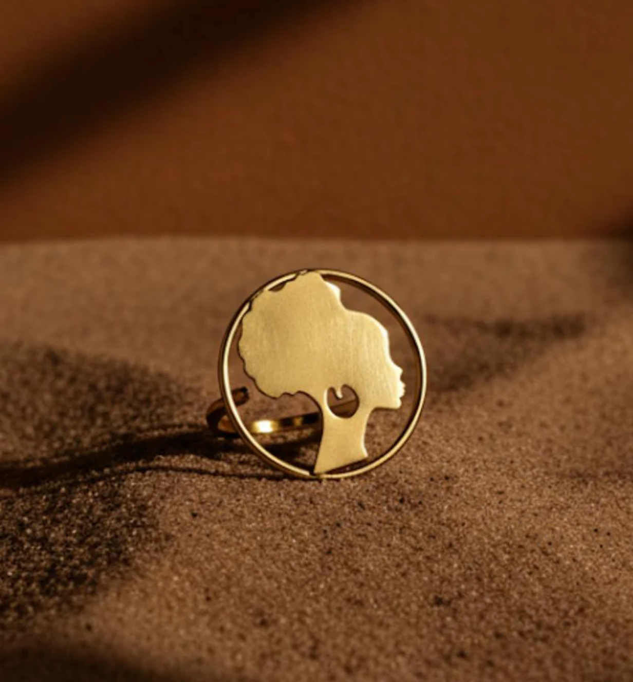 Précommande - Bague en laiton Silhouette