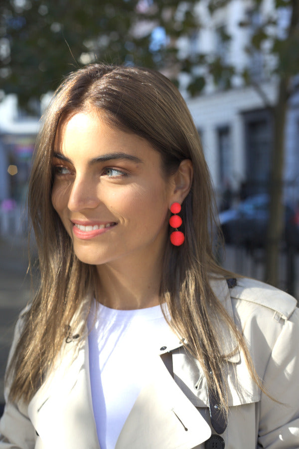 Boucles d'oreilles Lolita - Midi Citrus yellow