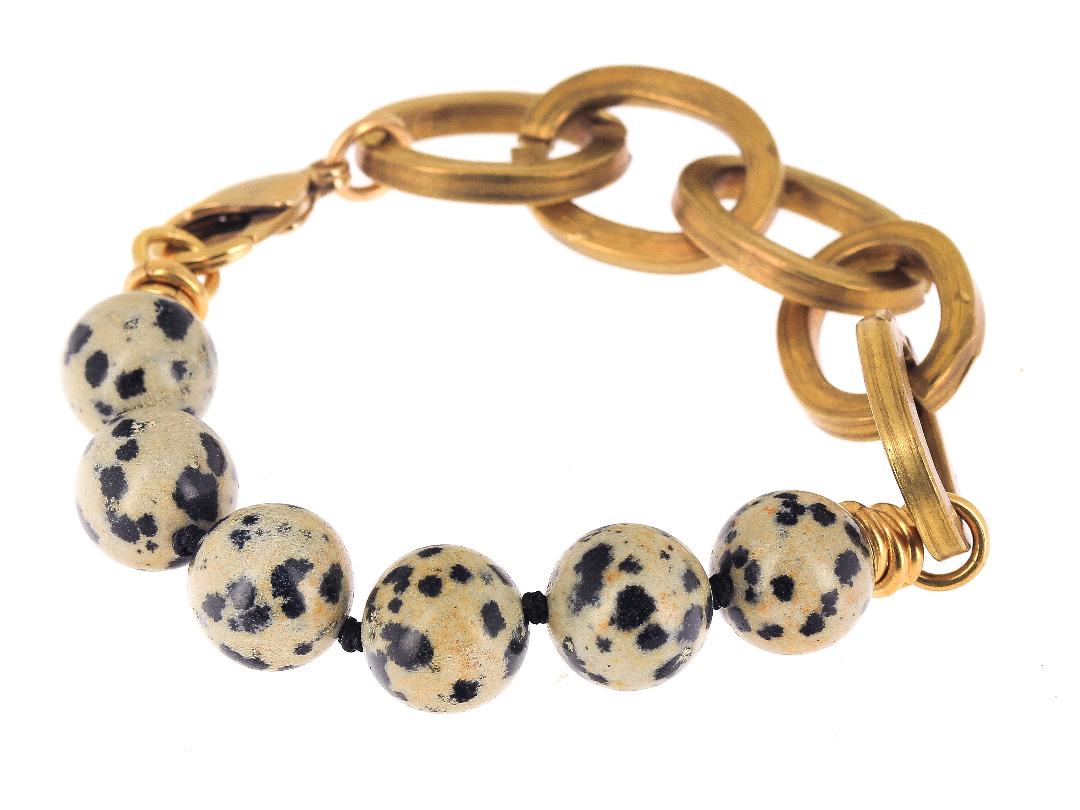 Bracelet Maillons Dalmatien