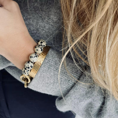Bracelet Maillons Dalmatien