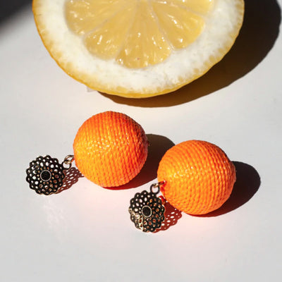 Boucles d'oreilles Lolita Soli - Luminous Orange