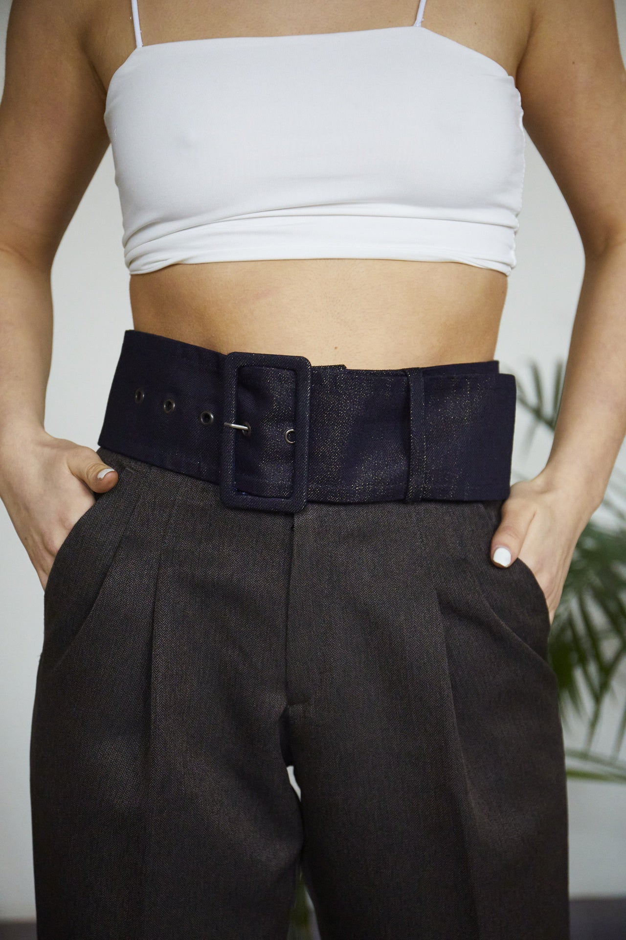 CELIA (jeans bleu reflet or)